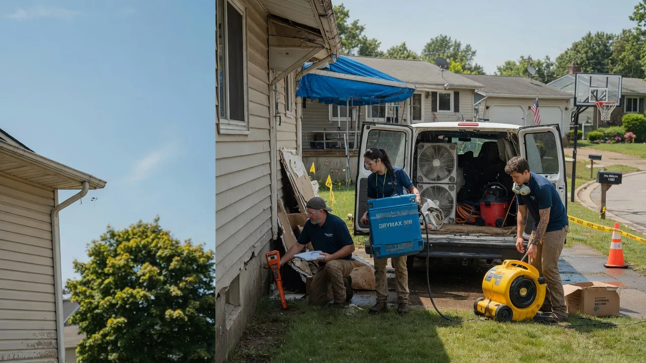 Ceiling Leak Cleanup in Pittsville, WI near me