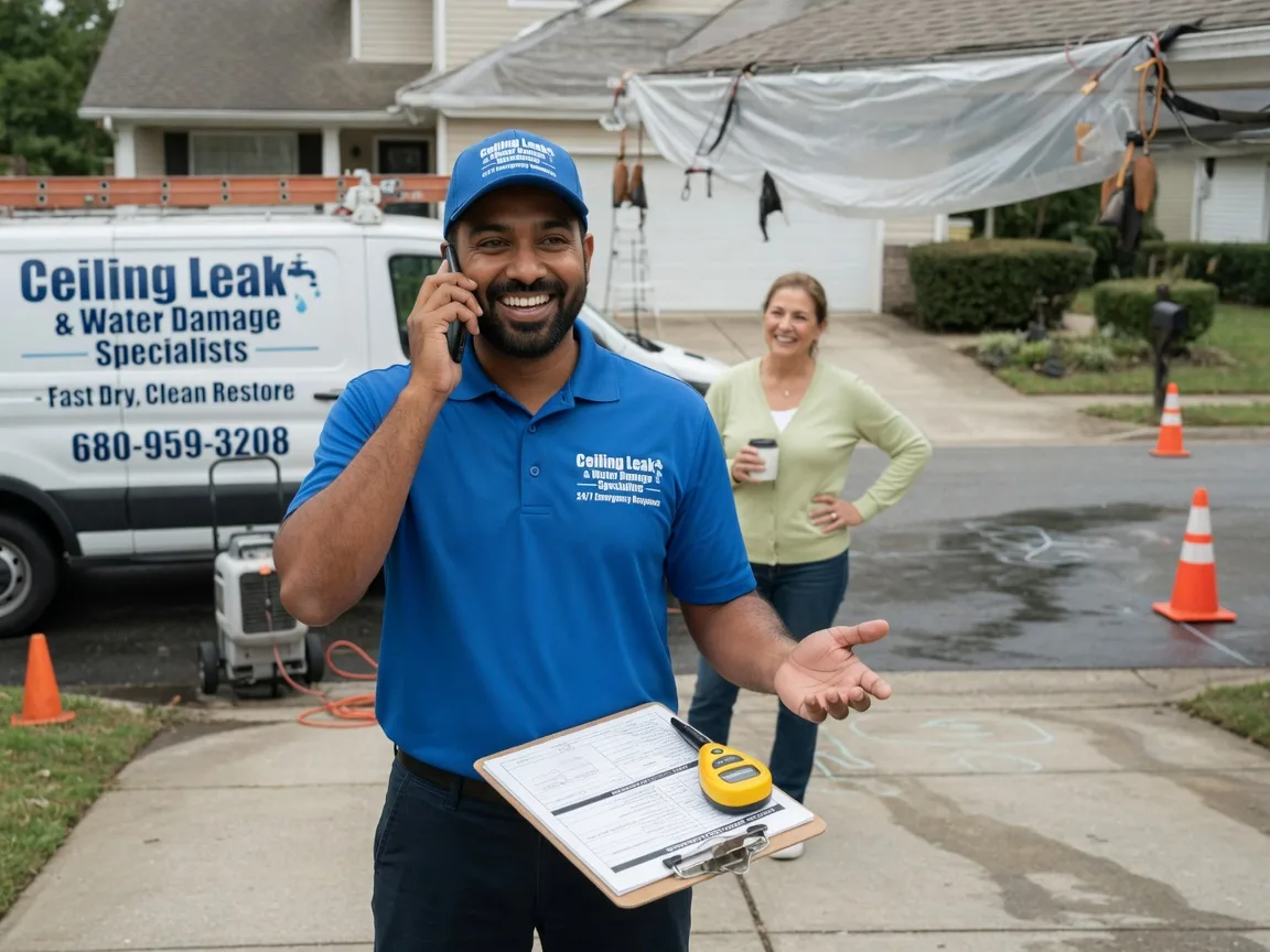 Ceiling Leak Cleanup Pittsville, WI FAQs